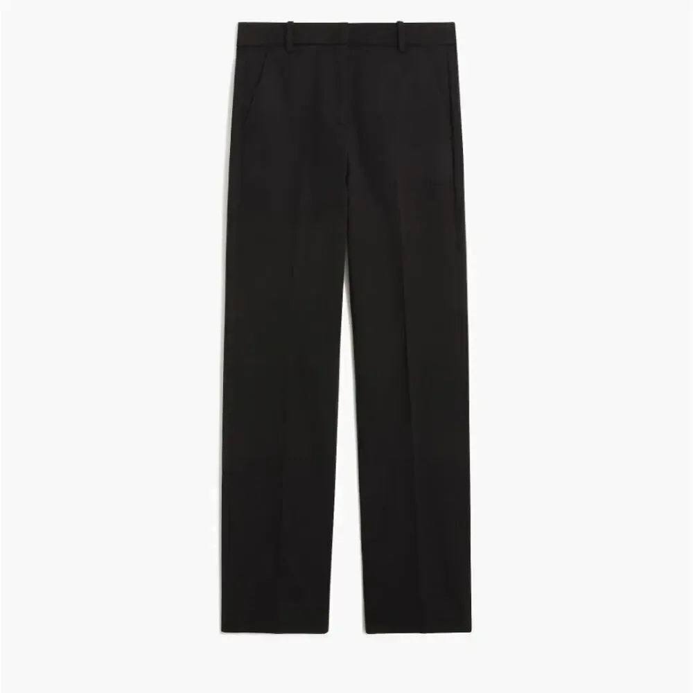 J. Crew Women's Petite Mid Rise Kallie Straight-Leg Pant BO900 Black Sz P8 NWOT